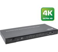 InLine® 65011K Commutateur matrice HDMI / Commutateur, 4K2K, 4 entrées vers 2 sorties