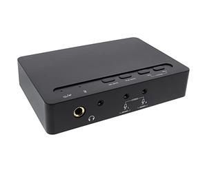 InLine 66670b USB 2.0 Sound Box 7.1 Bit, 48 kHz avec câble Toslink vers Toslink in/Out