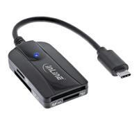 InLine 66772C lecteur de carte mémoire USB 3.2 Gen 1 (3.1 Gen 1) Type-C Noir