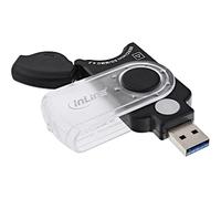 - Adaptateur de carte - tout-en-un (MMC, SD, RS-MMC, MMCmobile, microSD, MMCplus, SDHC, microSDHC, SDXC, microSDXC) - USB 3.0