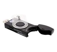 InLine 66773 Lecteur de Carte Mobile avec 2 lecteurs pour SD/SDHC/SDXC/Micro SD Noir, USB 3.0
