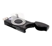 InLine 66773 Lecteur de Carte Mobile avec 2 lecteurs pour SD/SDHC/SDXC/Micro SD Noir, USB 3.0