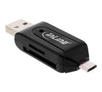 InLine 66779 Lecteur Double Carte SD et Micro SD pour Android (OTG) et PC