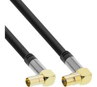 InLine 69210G câble coaxial 10 m Type F Noir