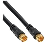 InLine 69301P câble coaxial SAT 1 m Type F Noir