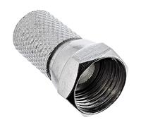 InLine 69912A connecteur de Fils F Argent - Connecteurs de Fils (F, Argent, Metal, 1 pièce(s))