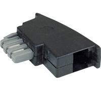 InLine 19841 Adaptateur tAE-n mâle à RJ11 Femelle, Noir
