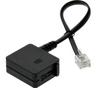 InLine® 69945 Câble adaptateur TAE, RJ11 prise sur TAE-F prise femelle, 0,2m