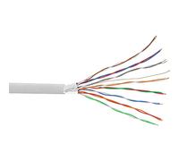 Câble téléphone InLine® 16 fils, 8x2x0,6mm, pour installation, 25m Couronne