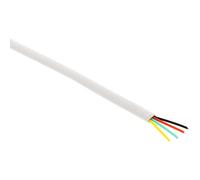 InLine 69981C Câble modulaire 4 brins Blanc 100 m, Câble Electrique