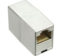 InLine® 69990L Cat.5e Prise de câble patch 2x RJ45 femelle, métallisé blindé