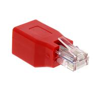 InLine 69994 K Rouge et connecteur de câble - Adaptateur pour câble (RJ-45, RJ-45, Rouge)