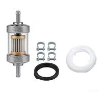 Inline 6mm avec Tuyau 4M pour robuste Inline 6mm avec Tuyau | Construction solide, résiste conditions rudes, longévité assurée, usage pour moto tout-terrain