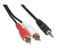 InLine 7 m 2 x RCA mâle vers câble Audio stéréo 3,5 mm mâle