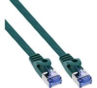 InLine 71814G Câble patch plat U/FTP Cat.6A Vert 1,5 m