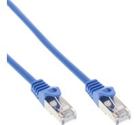 InLine® 72533B Câble patch SF/UTP 0,3 m Bleu