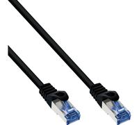 - Cordon de raccordement - RJ-45 (M) pour RJ-45 (M) - 10 m - SFTP, PiMF - CAT 6a - sans halogène, rond - noir