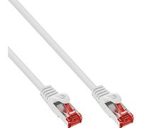 InLine 76110W Câble Patch Ethernet RJ45 SFTP (PiMf), Cat.6, 250 MHz, PVC, CCA, blanc, 10 m
