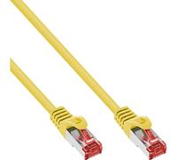 InLine 76133Y Câble patch S/FTP (PiMf) Cat.6 250 MHz PVC CCA Jaune 0,3 m