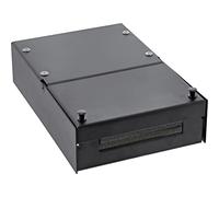 InLine 76202X Boîte de jonction en métal pour 4 Prises Keystone RJ45 Noir