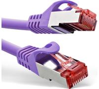 InLine® 76400P Patchkabel, S/FTP (PiMf), Cat.6, 250MHz, PVC, Kupfer, violet, 10m