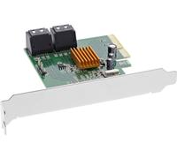 InLine® 76617D carte d'interface, 4x SATA 6Gb/s, avec 4x SATA, RAID 0,1,10,JBOD, PCIe 2.0 (PCI-Express)