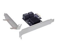 InLine 76617M Carte d'interface PCIe 4 x SATA 6 Go/s échange à Chaud NCQ Chipset pour SSD et HDD Extension Compatible PCIe x1-x16