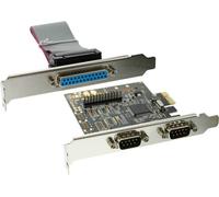 InLine® 76622C carte d'interface, 2x 9pins sériel + 1x 25pins parallèle, PCIe (PCI-Express)
