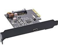 InLine® 76660F carte d'interface, PCIe x4, USB 3.2 Gen.2x2, 1x USB Typ-C, incl. tôle de fente low-profile