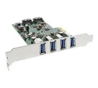 Inline 76664c carte pcie, 4 x usb 3.0 2 x sata ii et pcie) avec équerre low profile