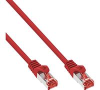 InLine 76933R Câble patch S/FTP (PiMf) catégorie 6 250 MHz sans halogène Cuivre rouge 0,3 m