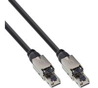 InLine® 77870S Câble patch InLine®, U/UTP, Cat.6A, sans halogène, AWG23 cuivre, noir, 70m