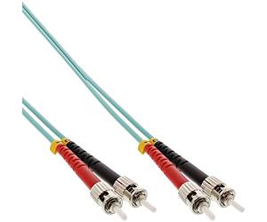 InLine 81502O 2m Turquoise câble de fibre optique - câbles de fibre optique (Mâle/Mâle, turquoise, 2 m)