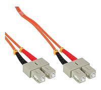 InLine 83502 câble de fibre optique 2 m SC Orange - Câbles de fibre optique (2 m, SC, SC, Male connector / Male connector, Orange)