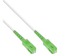 InLine 88355 câble de fibre optique 0,5 m SC/APC OS2 Blanc