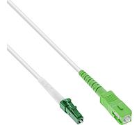 InLine 88402 câble de Fibre Optique 2 m LC/APC SC/APC OS2 Blanc