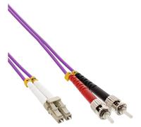 InLine 88518P câble InfiniBand et à fibres optiques 25 m LC ST Violet