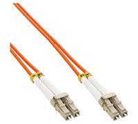 InLine 88545 câble de Fibre Optique 15 m 2X LC OM2 Orange