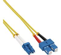 InLine 88656 câble de Fibre Optique 5 m 2X LC 2X SC OS2 Noir, Bleu, Rouge, Blanc, Jaune