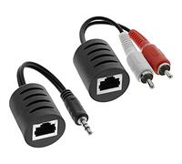 Inline 89003 Adaptateur Audio Jack 3,5 mm RJ45 Noir