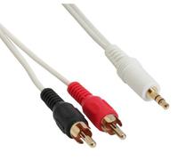 InLine Cinch/Klinke Kabel, 3.5mm Stereo-Stecker Auf 2X Cinch-Stecker, 7,5m