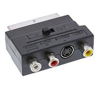 InLine 89953 Adaptateur péritel (in/out) vers 3 prises RCA et 1 prise S-VHS