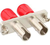 InLine® 89990C Raccord fibre optique, duplex ST/ST, multimode, douille céramique, à encastrer