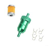 Inline 8mm en pour aluminium CNC pour Motocyclette pour quad UTV - Design Compact Résistant (Green)