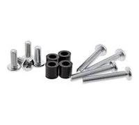 InLine Kit de vissage 23100Y – Vis et boulons M8 Tête plate Aluminium Noir 8 pièces