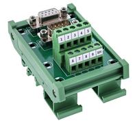 InLine 92501M connecteur de fils Terminal block / D-Sub 9 Vert