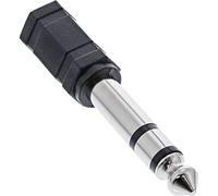 InLine 99305 6,3 mm m 3,5 mm f Noir - Interface de câble/Adaptateur (6,3 mm m, 3,5 mm f, Noir)