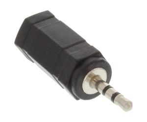 InLine 99308 changeur de genre de câble 2.5mm jack male 3.5mm Noir