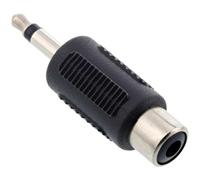 InLine 99326 changeur de genre de câble 3.5mm jack male RCA Noir