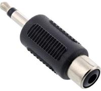 InLine 99326 3.5 mm RCA Black Cable Interface/Gender Adapter - Cable Interface/Gender Adapters (3.5 mm, RCA, Black)